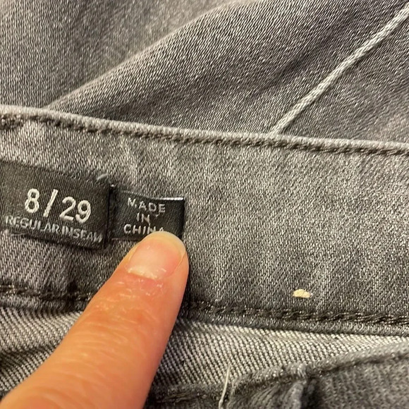 𝅺Prana woman’s dark grey straight legged jeans - Picture 8 of 14